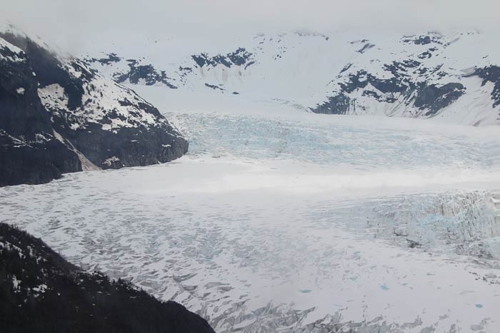 helkoptervlucht van juneau naar mendenhall gletsjer