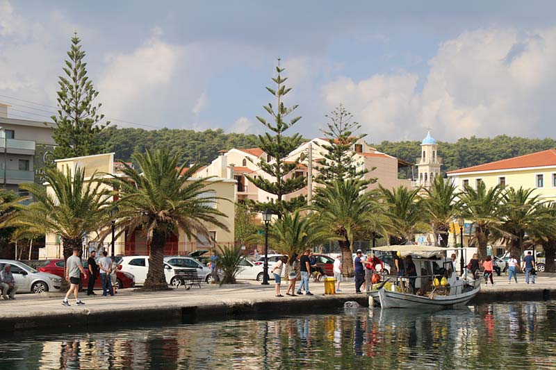 Seven Seas Explorer in Argostoli, Kefalonia