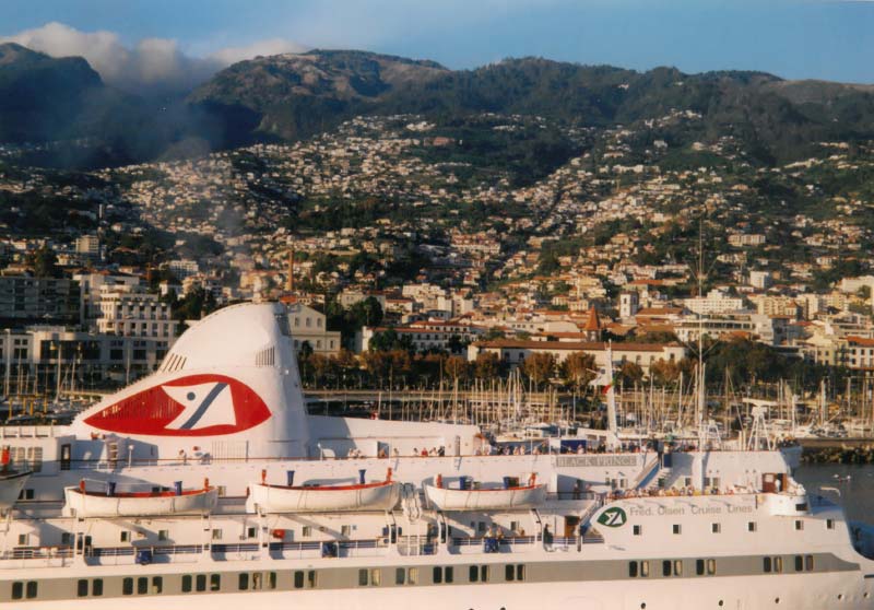 fred olsen cruises black prince in funchal madeira