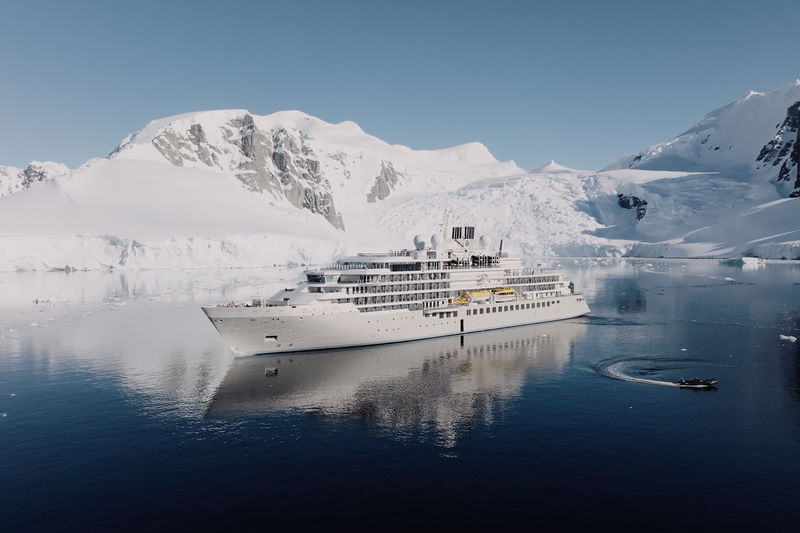 Silversea Cruises Silver Endeavour in Antarctica