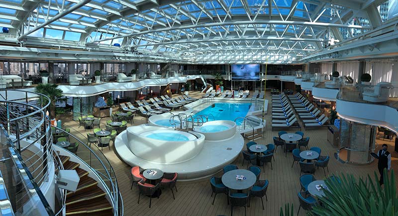 Holland America Line - Rotterdam - Lido Pool