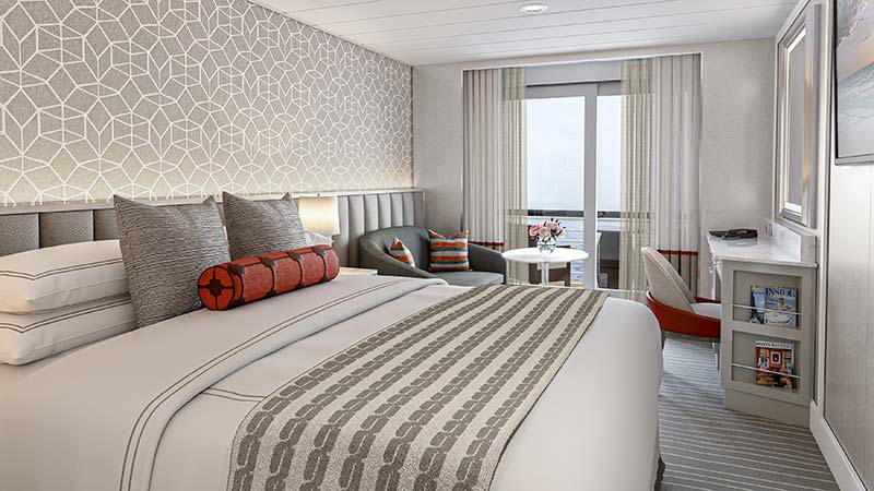 veranda stateroom balkonhut op cruiseschip vista van oceania cruises