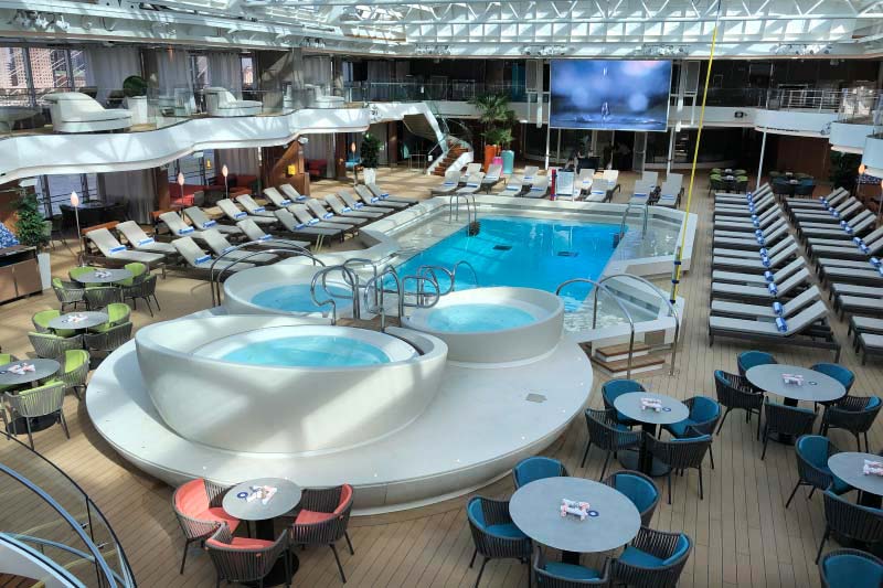 cruiseschip Rotterdam Holland America Line interieurfoto's