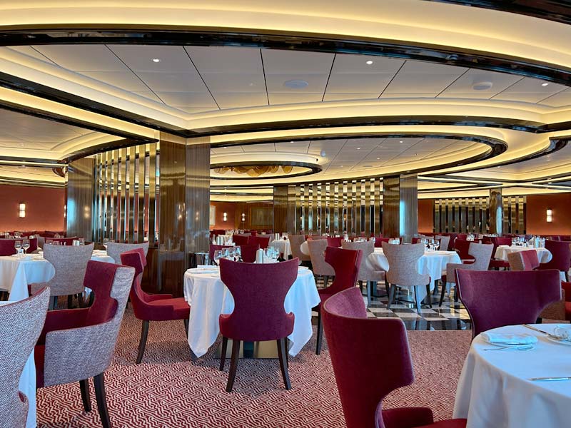 Atlantide restaurant op de Silver Nova van Silversea Cruises