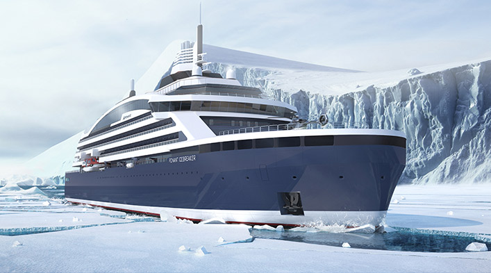 ponant ijsbreker naar antarctica en groenland