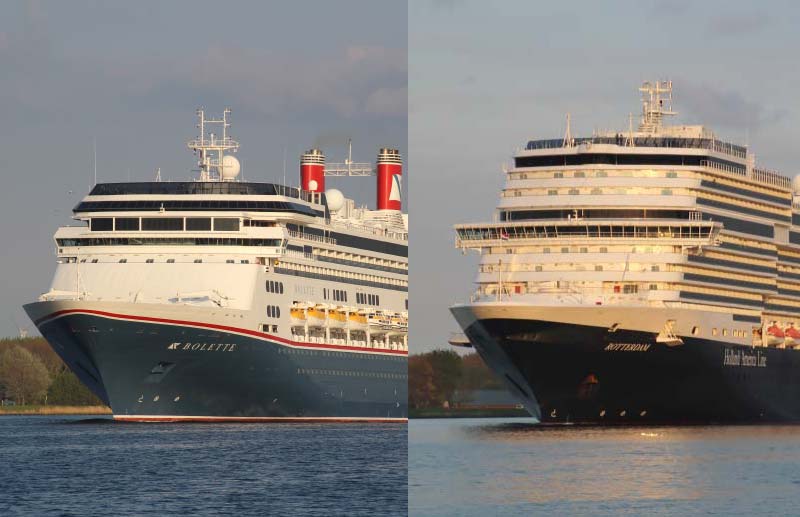 Amsterdam verwelkomt twee Holland America Line generaties