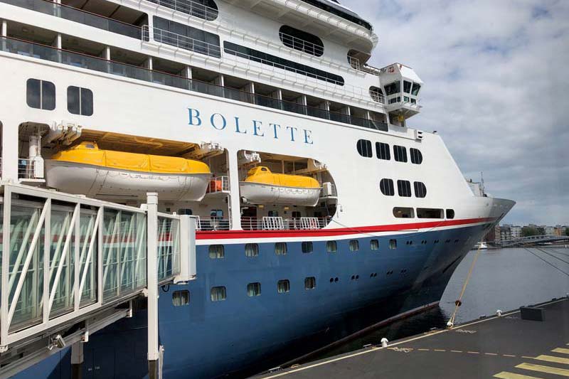 Een bezoek aan de Bolette van Fred. Olsen Cruise Lines