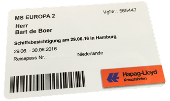 Scheepsbezoek: Europa 2 - Hapag-Lloyd Cruises