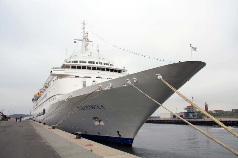 De Boudicca van Fred. Olsen Cruise Lines wordt gesloopt